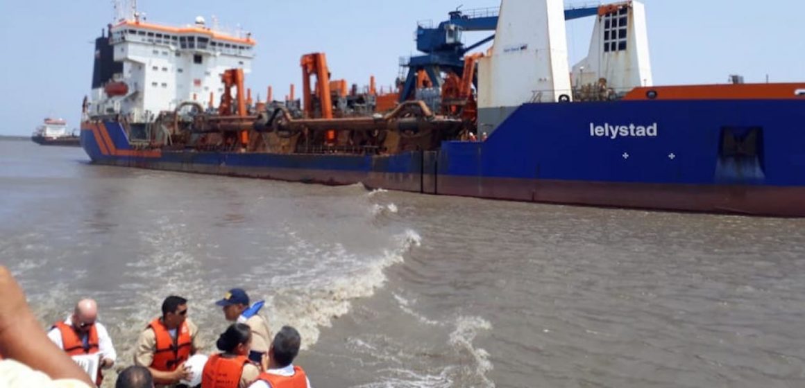 85 mil metros cúbicos removidos en el nuevo dragado en puerto de Barranquilla