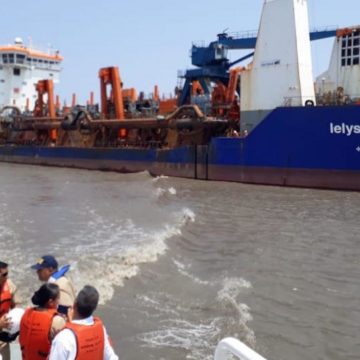85 mil metros cúbicos removidos en el nuevo dragado en puerto de Barranquilla