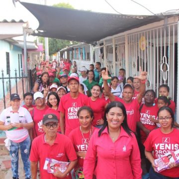 Yenis Orozco Bonett en el barrio Centro de Malambo.