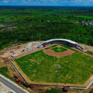 #AtlánticoLíderEnObras: Toma forma el estadio de béisbol que el Gobierno Verano construye en Manatí