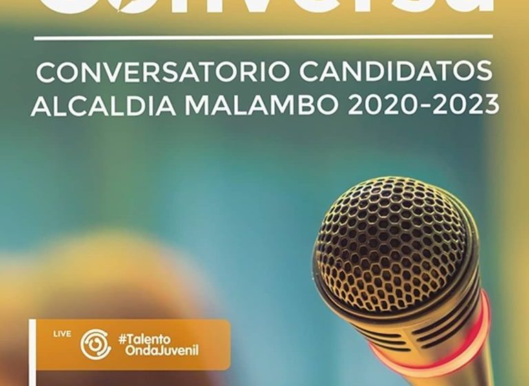 Conversatorio con candidatos a la Alcaldía de Malambo 2020 – 2023, jueves 17 octubre, 4:00 p.m. Centro comunitario Huellas.