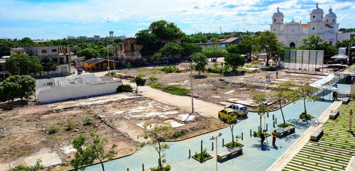 #AtlánticoLíderEnObras: Gobernación despejó lo que será la Gran Plaza de Soledad