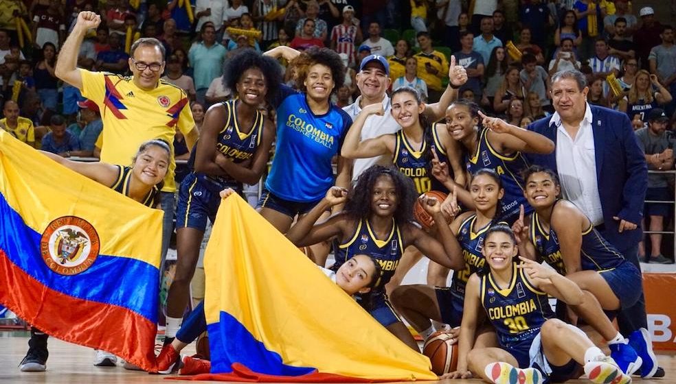 Colombia, campeón del sudamericano sub 17 de baloncesto femenino
