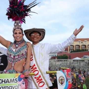 Los Reyes del Carnaval de Barranquilla 2020 conquistaron con su alegría a Cartagena