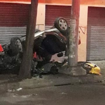 Aparatoso accidente en la calle Murillo deja tres muertos y tres heridos