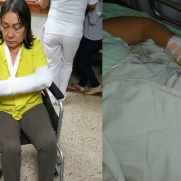 Madre de familia agredió con un casco a una docente en el Colegio Distrital Olaya: le fracturó una mano