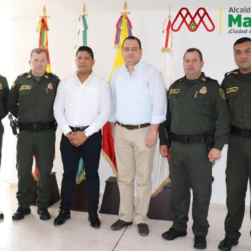 Comandante de la Policía Mebar y el Alcalde Monsalve establecen ruta de trabajo para mejorar la seguridad de Malambo