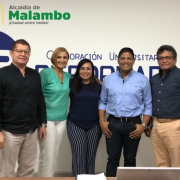 Alcalde Rumenigge Monsalve establece acuerdo con la Universidad Reformada para traer educación superior a Malambo