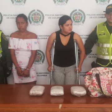 Capturan a dos mujeres con dos kilos de marihuana en Las Cayenas