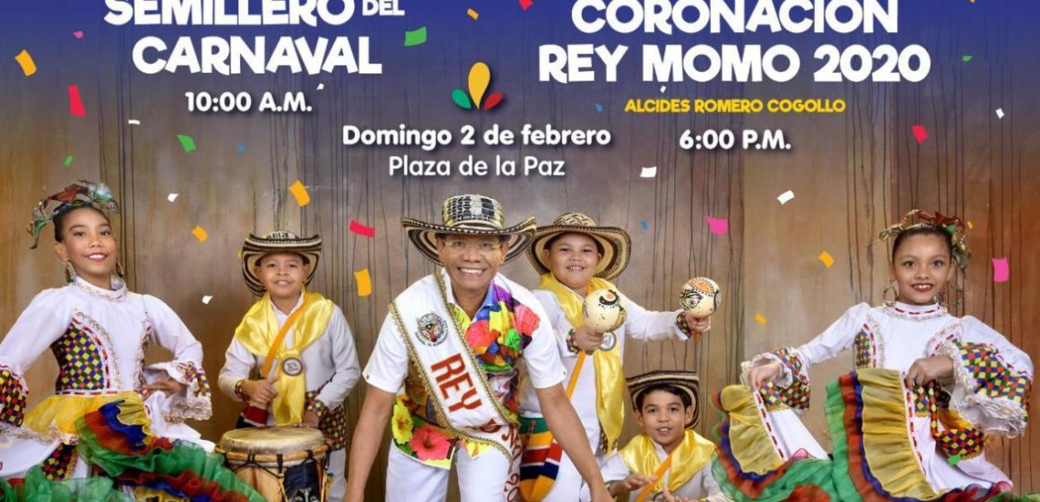 Coronación del Rey Momo será por primera vez en el Semillero del Carnaval, este domingo