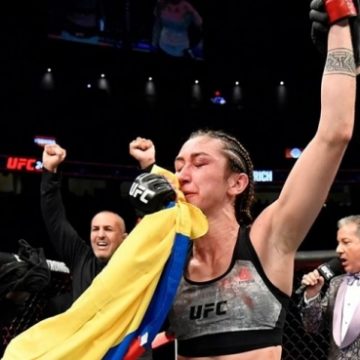 La colombiana Sabina Mazo logra la victoria en UFC 246