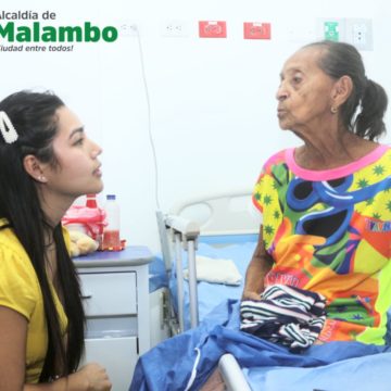 Alcaldía de Malambo traslada a Hogar Geriátrico de Galapa a adulta mayor encontrada en vereda El Tamarindo
