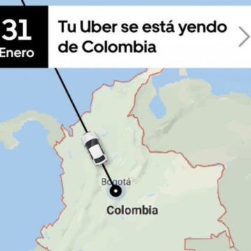 Uber se fue de Colombia con una demanda anunciada contra el Estado