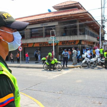 Operativos de prevención, contención y mitigación del Covid-19 se realizaron en sectores comercial y financiero de Soledad