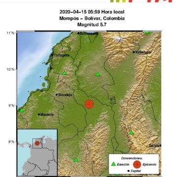 Sismo causó daños en varias casas de Atlántico, Cesar y Bolívar