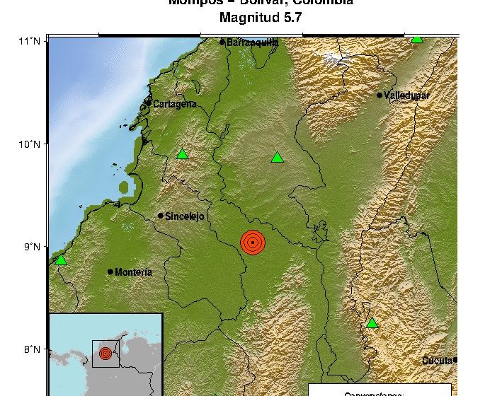 Sismo causó daños en varias casas de Atlántico, Cesar y Bolívar