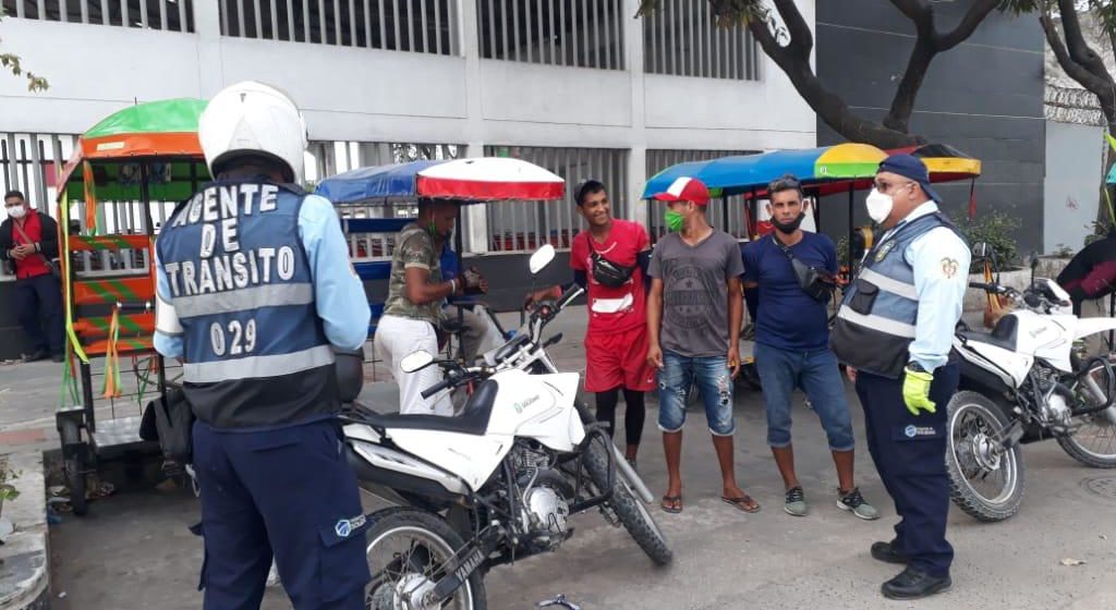 Tránsito de Soledad despliega operativos para impedir que conductores de bicitaxis ingresen al municipio