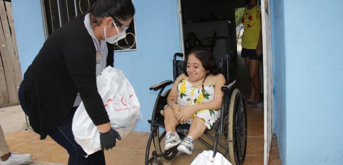 Inician las entregas de ayudas enviadas por la Primera Dama de la Nación a población en condición de discapacidad en Malambo