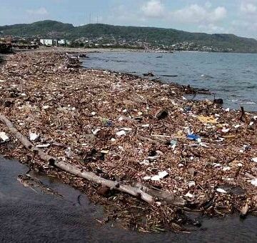 MAS 300 TONELADAS DE DESECHOS HAN SIDO RECOGIDOS EN LA PLAYAS DE PUERTO COLOMBIA.