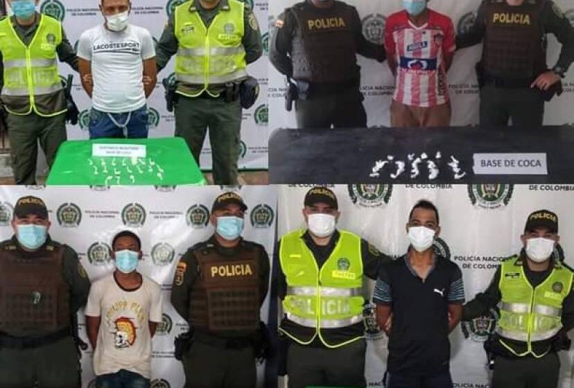 MEDIANTE CONTROLES POLICIA LOGRA CAPTURAR 4 PRESUNTOS DISTRIBUIDORES DE DROGAS…