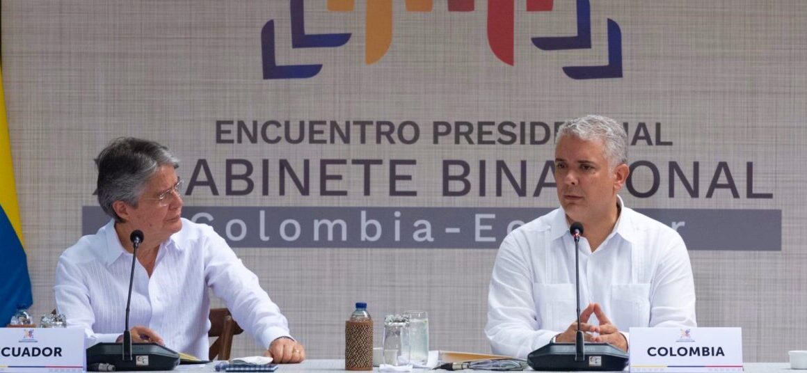 PRESIDENTES DE COLOMBIA Y ECUADOR ACUERDAN ABRIR SUS FRONTERAS.