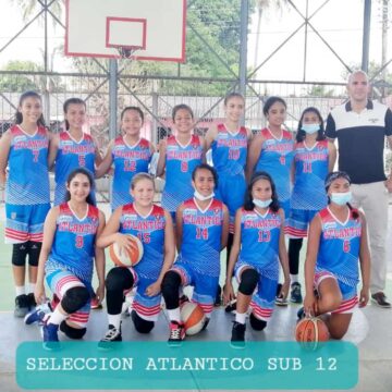 Selección Atlántico Sub 12 de baloncesto gano Nacional en Montelíbano, Córdoba