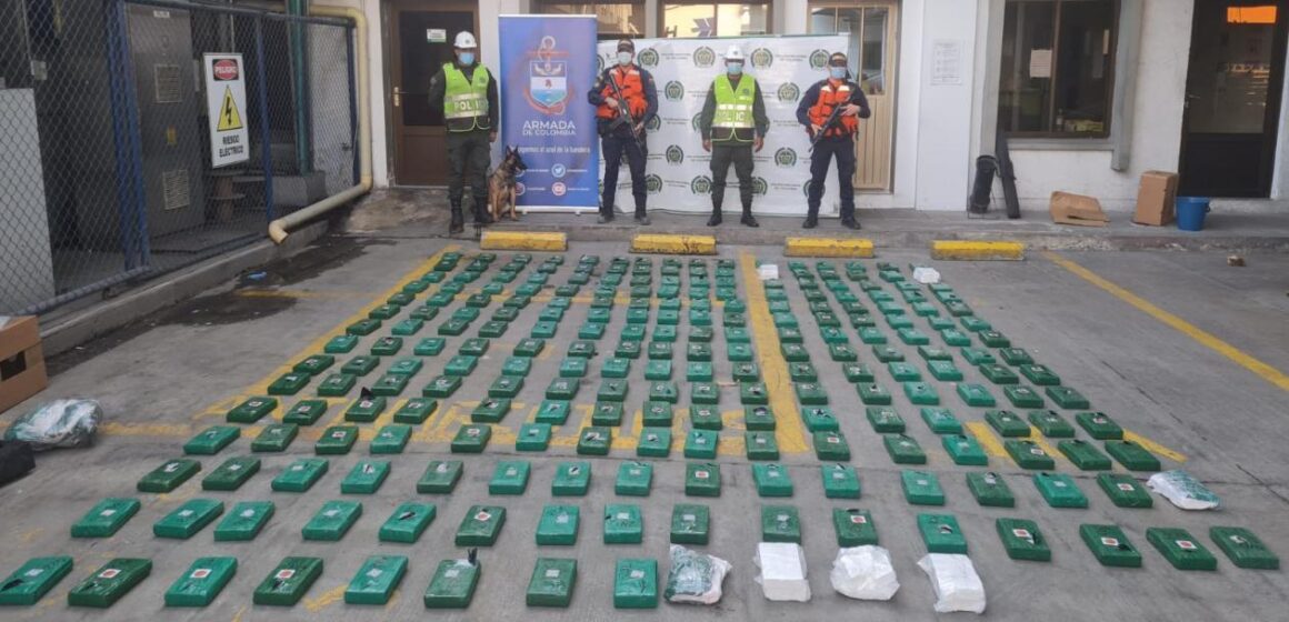 241 KILOS DE COCA FUERON INCAUTADOS EN EL PUERTO DE SANTA MARTA.