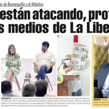 ANGUSTIGIOSO LLAMADO A LA PROTECCION DE LOS MEDIOS DE LA LIBERTAD.