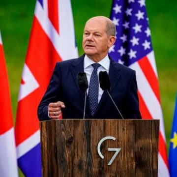 CANCILLER DE ALEMANIA PROMUEVE APOYO  INCONDICIONAL DEL G7  A UCRANIA.