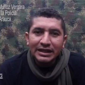 SE CONOCEN PRUEBAS DE SUPERVIVENCIA DEL PATRULLERO MUÑOZ,  SECUESTRADO POR EL ELN.
